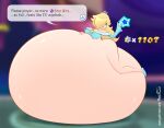 belly belly_expansion belly_inflation big_belly bubble_butt cleavage expansion female female_only hourglass_figure huge_belly hyper hyper_belly hyperflannel immobile inflation looking_at_viewer mario_(series) massive_belly nintendo princess_rosalina ready_to_pop sexy solo super_mario_galaxy tagme thick_thighs too_big_to_move