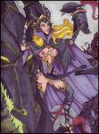 blonde_hair breasts crow crown disney hair maleficent princess_aurora pussy sleeping_beauty vp witch