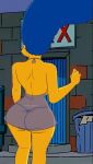  big_ass big_breasts croc_(artist) edit marge_simpson milf porn_star the_simpsons yellow_skin 