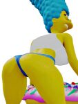  3d edit marge_simpson milf nice_ass the_simpsons 