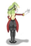  android anthro ass bit-small blush butt charity_the_rabbit cosplay cute female furry green_fur lagomorph machine mechanical orange_eyes rabbit robot robotnik sega solo sonic_(series) sonic_style tight_clothing 