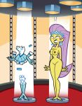 1girl alien breasts ear_piercing earrings embarrassing female_only funny green_eyes grimphantom hairless_pussy long_hair nipples piercing pointy_ears princess_mandie purple_hair pussy solo_female surprise the_fairly_oddparents tiara wardrobe_malfunction