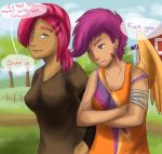 2girls babs_seed friendship_is_magic humanized my_little_pony scootaloo yuri