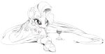  dress drink equine female friendship_is_magic horn horse my_little_pony pony rarity_(mlp) sketch solo sunibee sweetsing unicorn 