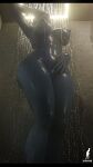 1girl 1girl 3d alien_girl athletic_female blue_skin breasts female_focus female_only high_res liara_t'soni mass_effect mature mature_female pussy shower solo_female solo_focus steps3d video_game_character video_game_franchise