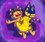 animal_crossing ankha_(animal_crossing) cum exhausted nintendo sitting stewsspicyblog vaginal villager_(animal_crossing)