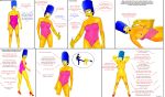 big_breasts comic dialogue handjob marge_simpson sequential the_simpsons yellow_skin