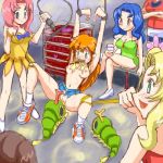 ayame_(pokemon) ayame_(pokemon)(kasumi's_sister) bandanna bike_shorts blonde_hair blue_eyes blue_hair botan_(pokemon) botan_(pokemon)(kasumi's_sister) breasts brown_hair caterpie creatures_(company) daisy_(pokemon) game_freak girls green_eyes gym_leader hair haruka_(pokemon) humans_of_pokemon kasumi_(pokemon) lily_(pokemon) may_(pokemon) misty_(pokemon) nintendo nipples orange_hair pink_hair pokemon pokemon_(anime) pokemon_diamond_pearl_&_platinum pokemon_dppt pokemon_red_green_blue_&_yellow pokemon_rgby purple_eyes pussy rape red_eyes red_hair sakura_(pokemon) sakura_(pokmeon)(kasumi's_sister) sensational_sisters short_hair silf sisters torn_clothes violet_(pokemon)