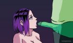 beast_boy dc_comics dcau fellatio gif hotdogketchup oral raven_(dc) tagme teen_titans