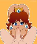 fellatio gif loop nintendo oral pov princess_daisy roy_(fire_emblem)