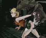 anal arm_grab ashley_graham ass blonde bug cum cum_drip cum_explosion cum_inside doggy_position double-dealer_(artist) hentai hetero monster novistador pain rape resident_evil resident_evil_4 sewer sex vaginal video_games wings