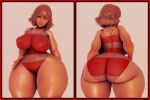  3d 3d_(artwork) 3dbabes big_ass big_breasts blonde_hair honey_select honey_select_2 huge_ass original_character striped_swimsuit swimsuit tattoo thicc thick_ass thick_thighs 