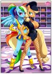 2_girls applejack applejack_(mlp) bbmbbf comic equestria_untamed friendship_is_magic furry hasbro my_little_pony palcomix rainbow_dash rainbow_dash_(mlp) spike's_ultimate_fantasies_or_the_dragon_king's_harem