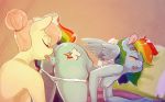  2013 2girls all_fours anthro ass breasts cunnilingus cutie_mark duo equine female friendship_is_magic furry hair lesbian lizombie multicolored_hair multiple_girls my_little_pony nurse_hat nurse_redheart oral oral_sex panties pegasus pony pussy rainbow_dash rainbow_hair saliva sex sideboob vaginal wings yuri 