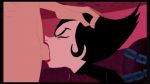 1boy 1girl animated animated_gif ashi_(samurai_jack) closed_eyes daughters_of_aku deepthroat fellatio gif oral samurai_jack throat_bulge zone