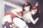  2girls ada_wong dochyde futanari intersex jill_valentine multiple_girls resident_evil yuri 