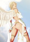  alluring angel angel_(tekken) ass blonde_hair female loincloth looking_back namco no_panties raliuga999 solo tekken tekken_2 tekken_tag_tournament tekken_tag_tournament_2 thong wings 