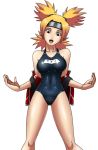  big_breasts breasts deadmoon deadmoon_(kein2002) naruto one-piece_swimsuit school_swimsuit solo sukumizu swimsuit temari 