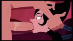 1boy 1girl ashi_(samurai_jack) daughters_of_aku deepthroat facefuck fellatio gif irrumatio mouthful oral samurai_jack throat_bulge throatfuck zone