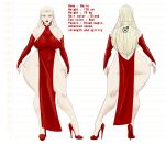 big_breasts blonde_hair character_sheet crossz dat_ass hourglass_figure large_ass milf original_character pointy_ears red_eyes sexy vampire