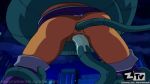 anal animated gif kouymahentai legs pussy restrained rule_34 skirt starfire teen_titans tentacle uncensored zone