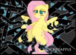  equine female feral fluttershy fluttershy_(mlp) friendship_is_magic gif horse my_little_pony pegasus pony smackedapple tentacle tentacles thorns wings 