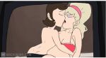  amanda_(sanity_not_included) animated big_breasts blonde_hair bra breasts brown_hair closed_eyes female gif hair jail kissing machinima makeup nina_(sanity_not_included) not_furry panties saliva sanity_not_included spazkid tongue topless underwear youtube yuri 