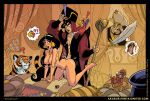  abu_(aladdin) akabur aladdin aladdin_(series) big_breasts breasts clothed_male_nude_female cum disney doggy_position guard iago jafar monkey nude princess_jasmine rajah razul sex sword tiger weapon 