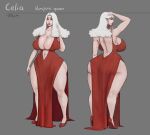 character_sheet gigantic_ass gigantic_breasts hourglass_figure milf monster_girl original_character sexy shinyglute vampire white_hair