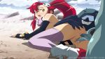 blush doggy_position double_penetration gif kouymahentai loop orange_eyes red_hair rule_34 sex stockings tengen_toppa_gurren-lagann uncensored yoko_littner zone