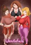  3_girls asymmetrical_docking avatar:_the_last_airbender belly_button_piercing big_breasts blonde_hair braided_hair breast_focus breasts brown_hair cleavage clothed clothed_female clothing clover_(totally_spies) crossover disney disney_channel erect_nipples erect_nipples_under_clothes female_focus female_only full_body fully_clothed hands_on_hips huge_breasts kim_possible kimberly_ann_possible long_hair looking_at_viewer magnificentsexygals navel_piercing nickelodeon nipple_bulge nipple_piercing nipples_visible_through_clothing older older_female orange_hair pokies seductive seductive_look seductive_smile short_hair skirt standing tagme teen totally_spies ty_lee young_adult young_adult_female young_adult_woman 