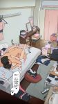  1boy 1girl ass backpack bean_bag bed bed_sheet black_hair blush boxers bra breasts cellphone censored charging cleavage clothes comic condom condom_wrapper couple cup curled_toes dating deep_penetration desk dorm doujinshi full_color holding iphone looking_at_each_other male/female manga messy_clothes messy_room mirror missionary missionary_position nipples no_eyes nude orgasm original original_character panties panties_up pixiv_id_17343769 purse pussy screaming sex short_shorts shy sigh speaker student thrusting tissue_box translated trash_can university vaginal vaginal_penetration waka_matsu 