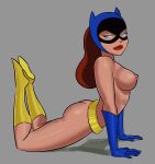 1girl 1girl barbara_gordon batgirl batman_(series) blue_eyes breasts comic_book_character female_focus high_res medium_breasts patreon patreon_paid patreon_reward red_hair sunsetriders7 superheroine tagme teen