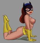 1girl 1girl barbara_gordon batgirl batman_(series) blue_eyes breasts comic_book_character female_focus high_res medium_breasts patreon patreon_paid patreon_reward red_hair sunsetriders7 superheroine tagme teen