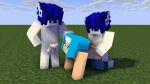 big_breasts blue_eyes blue_hair breasts futanari group_sex ice_chikurin mcr34 minecraft minecraft_xxx nude nude_female purple_hair pussy sexy_body spread_legs v