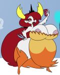 cellphone da-fuze dat_ass gigantic_ass gigantic_breasts hekapoo star_vs_the_forces_of_evil