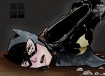  after_sex ahegao ass_up barbara_gordon batgirl batman_(series) cum dc dc_comics double-dealer_(artist) fucked_silly hands_tied helpless hentai hetero rape redhead saliva sweat tagme tears 