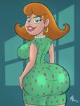  1girl ameizing_lewds ass big_ass cartoon_milf curvy female_focus female_only jimmy_neutron:_boy_genius judy_neutron long_hair mature mature_female mature_male milf nickelodeon voluptuous 