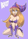 1girl all_fours bigdead93 dark_magician_girl konami nipples yu-gi-oh! yuu-gi-ou_duel_monsters