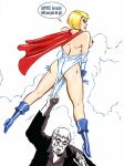 big_breasts breasts dc_comics erect_nipples joe_gravel nipples power_girl pussy sideboob solomon_grundy