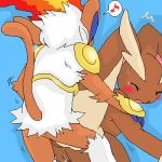 blue_background infernape lopunny pokemon tagme