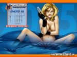  2005 calendar champagne_glass fantastic_four invisible_woman mariano_navarro marvel sue_storm 