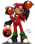  basketball echidna erinaceinae_humanoid furry gloves knuckles_the_echidna male matt_barr mobian_(species) neokat purple_eyes red_fur sega sonic sonic_team sonic_the_hedgehog_(series) video_game_character video_game_franchise 