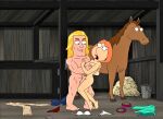  ass blackzacek breasts cheating_wife cmdrzacek erect_nipples erection family_guy horatio_(family_guy) huge_penis lois_griffin male nipples nude questionable_consent thighs 