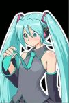 animated animated_gif aqua_eyes aqua_hair big_breasts blush breast_expansion breasts detached_sleeves female gif hatsune_miku huge_breasts long_hair lowres miku_hatsune necktie open_mouth sigh small_breasts twin_tails uran_(uran-factory) very_long_hair vocaloid