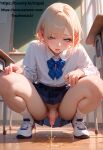 ai_generated femboy otoko_no_ko penis trap traphentaiai urination yaoi