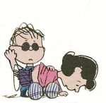 animated gif linus_van_pelt lucy_van_pelt peanuts spanking