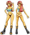 1girl 2022 artemis-polara big_ass equestria_girls looking_back my_little_pony panties sunset_shimmer sunset_shimmer_(eg)