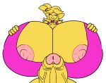  1femboy 1futa bearfan7634 cally3d chiku futa_on_femboy futanari grin huge_penis hyper_breasts looking_at_femboy 