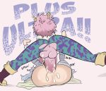 anal anal_penetration anal_sex eri_(my_hero_academia) eri_chisaki futanari futanari_with_female joshin long_hair mating_press mina_ashido my_hero_academia pink_hair pink_skin short_hair white_hair